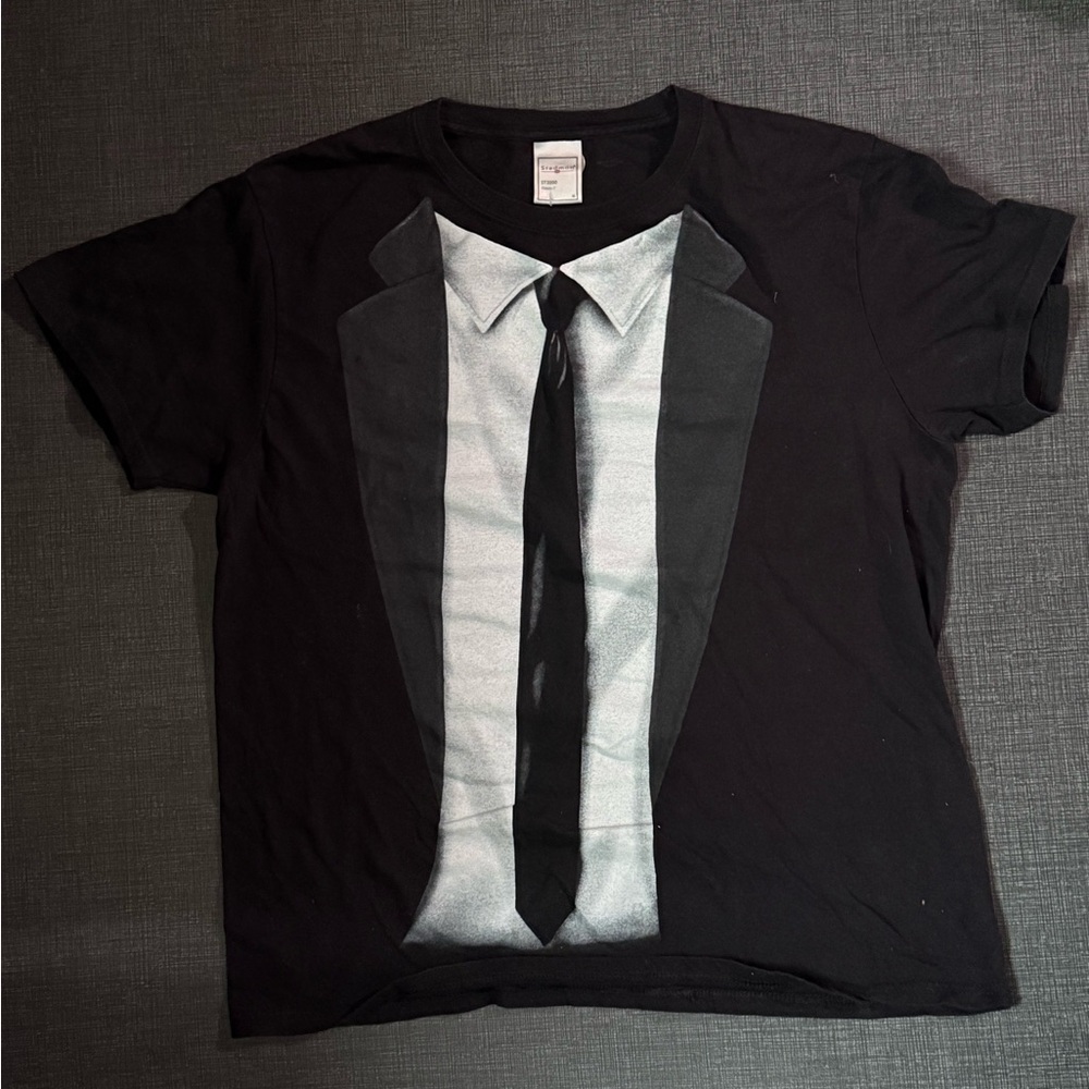 Black Tuxedo Graphic T-Shirt